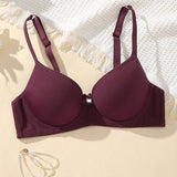 Elegantní push-up podprsenka s jemnou texturou