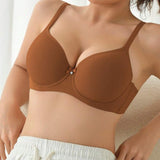 Elegantní push-up podprsenka s jemnou texturou