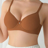 Elegantní push-up podprsenka s jemnou texturou