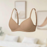 Elegantní push-up podprsenka s jemnou texturou