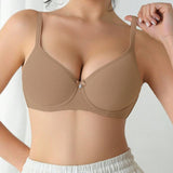 Elegantní push-up podprsenka s jemnou texturou