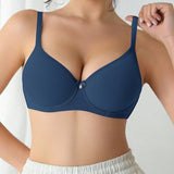 Elegantní push-up podprsenka s jemnou texturou