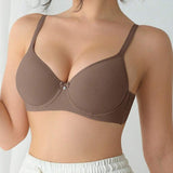 Elegantní push-up podprsenka s jemnou texturou